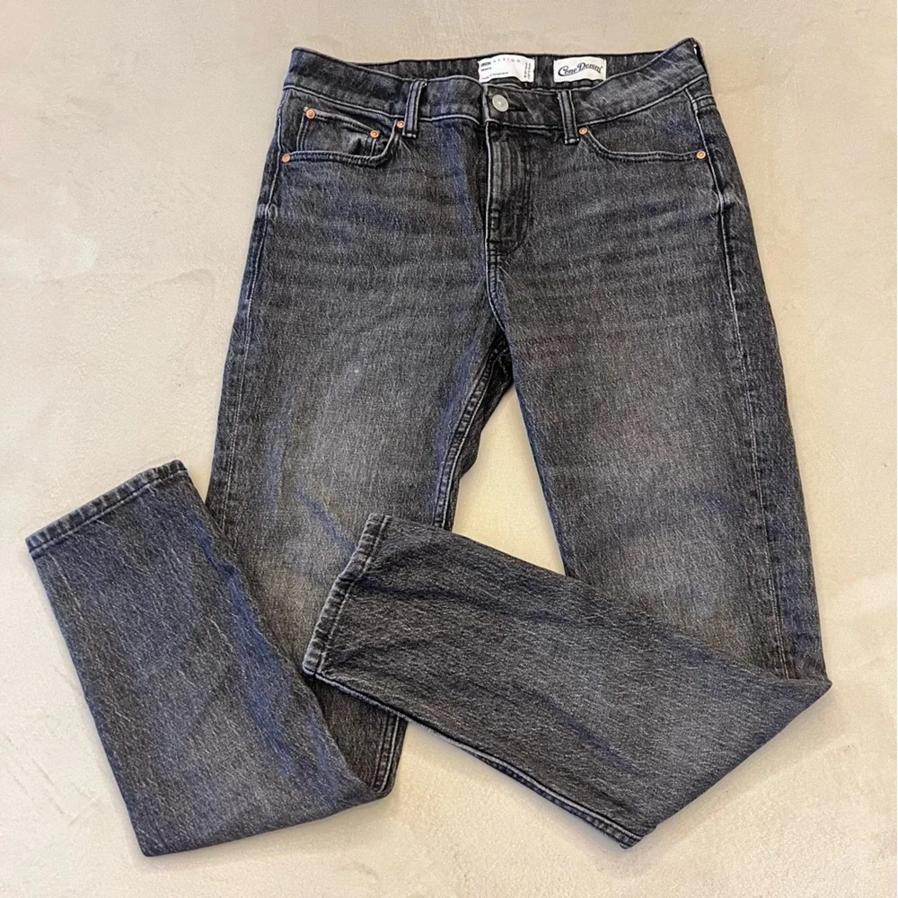 ASOS DESIGN Cone‎ Mill Denim Skinny Jeans in Washed Black, 30x28